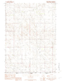 Hidden Timber SE 1982 topographic map thumbnail