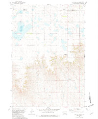 High Elk Hill 1981 topographic map thumbnail