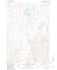 High Elk Hill NW 1981 topographic map thumbnail