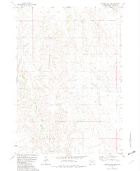 High Elk Hill SW 1981 topographic map thumbnail