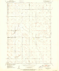 Highmore NE 1950 topographic map thumbnail