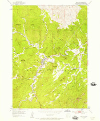 Hill City 1954 topographic map thumbnail