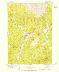 Hill City 1954 topographic map thumbnail