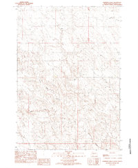 Hohrman Ranch 1982 topographic map thumbnail