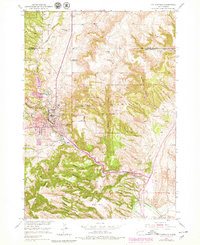 Hot Springs 1950 topographic map preview
