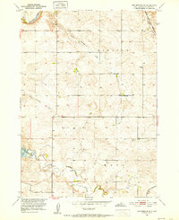 Hot Springs SE 1950 topographic map thumbnail