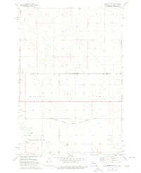 Hump Butte 1972 topographic map thumbnail