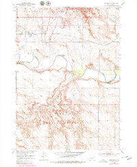 Interior 1950 topographic map thumbnail