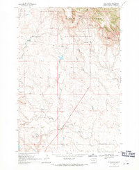 Irish Butte 1968 topographic map thumbnail