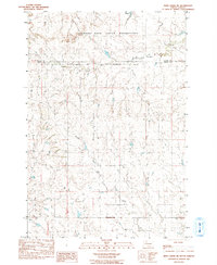 Irish Creek NE 1983 topographic map thumbnail