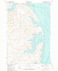 Iron Post Buttes 1973 topographic map thumbnail