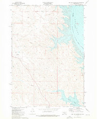 Iron Post Buttes SW 1973 topographic map thumbnail