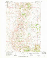 J B Hill 1968 topographic map thumbnail