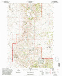 J B Hill 1993 topographic map thumbnail