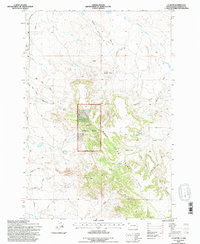 J K Butte 1993 topographic map thumbnail