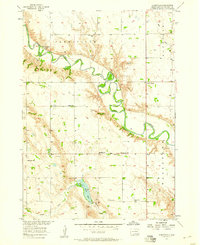 Jamesville 1957 topographic map thumbnail