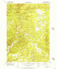 Jewel Cave 1955 topographic map thumbnail