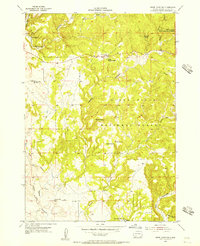 Jewel Cave NW 1955 topographic map thumbnail