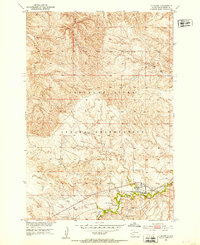La Plant 1951 topographic map thumbnail