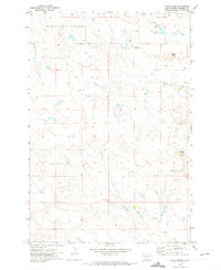 Lahti Butte 1971 topographic map thumbnail