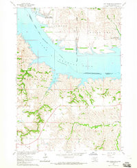 Lake Andes SW 1964 topographic map thumbnail