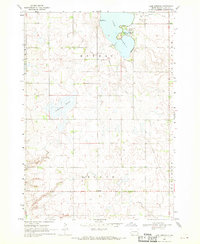 Lake Herman 1968 topographic map thumbnail