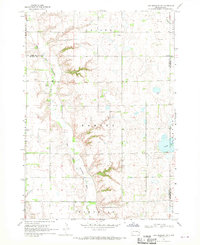 Lake Madison SW 1968 topographic map thumbnail