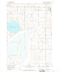 Lake Preston West 1968 topographic map thumbnail
