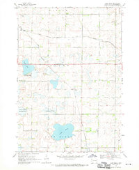 Lake Sinai 1968 topographic map thumbnail