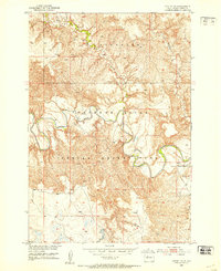 Lantry NE 1952 topographic map thumbnail