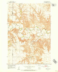 Lantry NW 1952 topographic map thumbnail