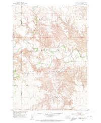 Lantry NW 1952 topographic map thumbnail