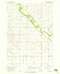 Letcher NE 1957 topographic map thumbnail