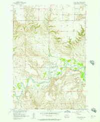 Little Eagle 1956 topographic map thumbnail