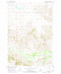 Little Eagle NW 1956 topographic map thumbnail