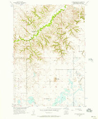 Little Eagle SW 1956 topographic map thumbnail