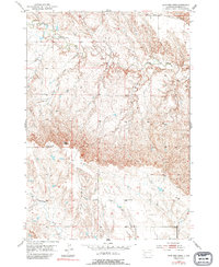 Lone Tree Creek 1953 topographic map thumbnail