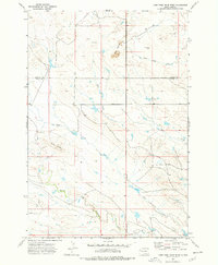 Lone Tree Draw West 1973 topographic map thumbnail