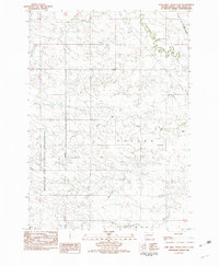 Lone Well Creek East 1982 topographic map thumbnail