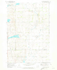 Lonesome Lake 1970 topographic map thumbnail