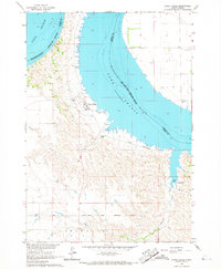 Lower Brule 1966 topographic map thumbnail
