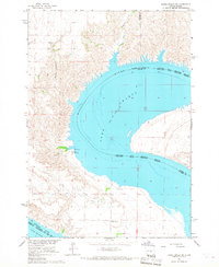 Lower Brule NW 1966 topographic map thumbnail