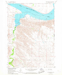 Lower Brule SW 1966 topographic map thumbnail