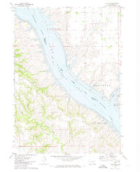 Lucas SE 1971 topographic map thumbnail