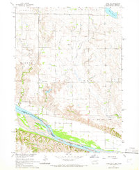 Lynch NE 1964 topographic map thumbnail
