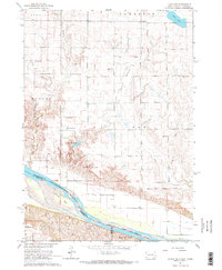 Lynch NE 1964 topographic map thumbnail