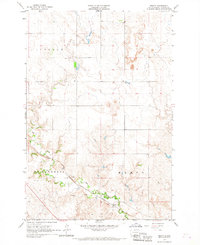 Mahto 1966 topographic map thumbnail