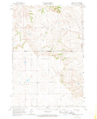 Mahto NW 1966 topographic map thumbnail