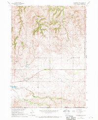Manderson SW 1967 topographic map thumbnail