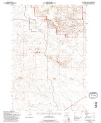 McKenzie Butte 1993 topographic map thumbnail